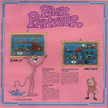 Pink Panther box cover back